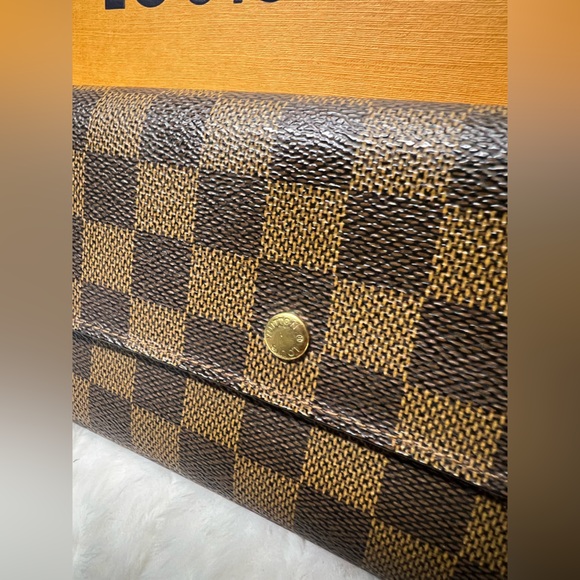 LOUIS VUITTON-TH0011 Portefeuille International Wallet Damier Ebene - Picture 13 of 13
